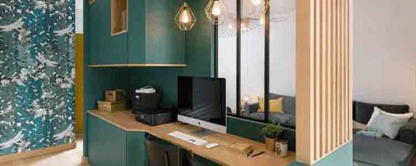 coin bureau dans un salon