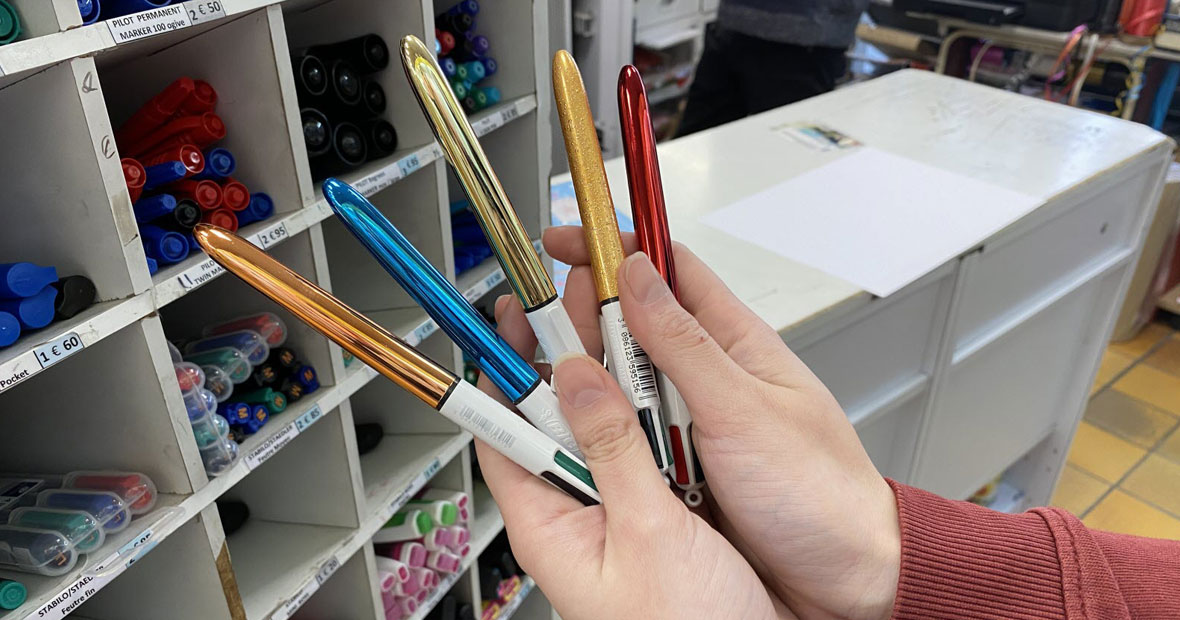 Le stylo Bic 4 couleurs